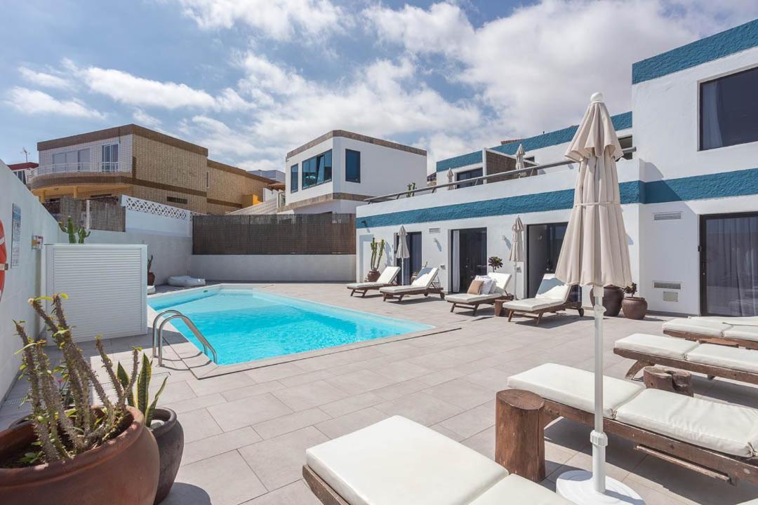 Casa Edem Playa Del Hombre Con Piscina Y Solarium Telde Exterior photo