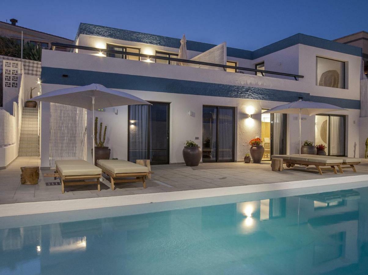 Casa Edem Playa Del Hombre Con Piscina Y Solarium Telde Exterior photo